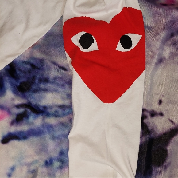 CDG Play Heart Long Sleeve - Picture 2 of 10